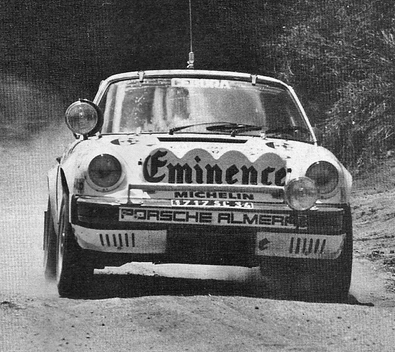 Sandro Munari - Ian Street
30º Marlboro Safari Rally 1982. Porsche 911 SC (1717 SC 34). Abandonó por llegar fuera de tiempo (OTL).

Del 8 al 12 de Abril, Nairobi, Kenya, Africa.
Superficie: tierra.

El Rally tenia un total de 5120 km con 83 controles horarios.

Tomaron la salida 73 equipos, finalizaron 21.
Palabras clave: Sandro_Munari;Porsche;Safari;1982