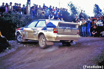 Harald Demuth - Arwed Fischer
24º Rally de Sanremo 1982. Audi Quattro (IN-ND 37). Abandonó por motor en SS50 Ronde de 46.55 Km.
Audi Sport

Del 3 al 9 de Octubre, Sanremo, Imperia, Liguria, Italia.
Superficie: asfalto - tierra.

El Rally tenia un total de 2663.00 km de los que 735.44 km divididos en 56 tramos eran especiales.

Tomaron la salida 90 equipos, finalizaron 27.

Foto de Alberto Anam
@
Palabras clave: Audi;Quattro;Sanremo;1982