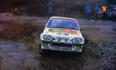 Terry Kaby - Mike Nicholson
31º Lombard RAC Rally 1982. Vauxhall Chevette 2300 HSR (FER 688W). Abandonó por motor en SS56 Grisedale 1 de 29.93 km.

Del 21 al 25 de Noviembre, York, Inglaterra.
Superficie: asfalto - tierra.

El Rally tenia un total de 2970.00 km de los que 711.73 km divididos en 69 tramos eran especiales, (una de ellas fue cancelada SS46 Yair de 8.53 Km).

Se inscribieron 161 equipos, tomaron la salida 146, finalizaron 63.@
Palabras clave: Terry_Kaby;Vauxhall;Chevette;Gran_Bretaña;RAC_Rally;1982
