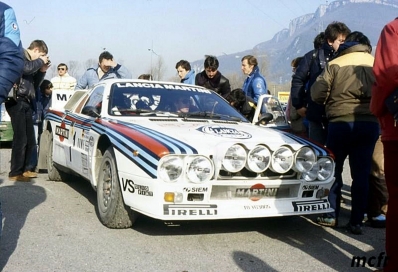 Walter Röhrl - Christian Geistdörfer
51º Rallye Automobile de Monte-Carlo 1983. Lancia Rally 037 (TO Y63865). Clasificado 1º.

Del 22 al 28 de Enero, Monte-Carlo.
Superficie: asfalto - nieve.

RMC clasificó a todos los equipos que terminaron el 