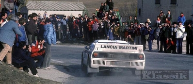Walter Röhrl - Christian Geistdörfer
51º Rallye Automobile de Monte-Carlo 1983. Lancia Rally 037 (TO Y63865). Clasificado 1º.

Del 22 al 28 de Enero, Monte-Carlo.
Superficie: asfalto - nieve.

RMC clasificó a todos los equipos que terminaron el 