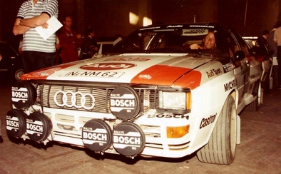 Hannu Mikkola - Arne Hertz
17º Rallye de Portugal - Vinho do Porto 1983. Audi Quattro A1 (IN-NM 62). Clasificado 1º.

Del 2 al 5 de Marzo, Estoril, Lisboa, Portugal.
Supeficie: asfalto - tierra.

El Rally tenia un total de 2325 km de los que 674.50 km divididos en 43 tramos eran especiales (3 de ellos fueron cancelados SS12 Figueira de Foz de 9 Km, SS13 Prestimo de 12,50 Km, SS14 Vouga de 10 Km).

Tomaron la salida 86 equipos, finalizaron 31.@
Palabras clave: ;Audi;Quattro;Portugal;Grupo_B;1983