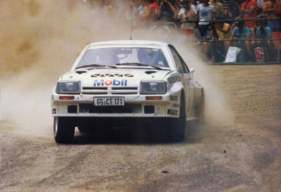 Erwin Weber - Günter Wanger
16º Int. AvD/STH Hunsrück Rallye 1983. Opel Manta 400 (GG-CT 171). Clasificado 1º.

Del 7 al 10 de Julio, Tréveris (Trier), Alemania.
Superficie: asfalto - tierra.

El Rallye constaba de 476.10 km cronometrados divididos en 26 tramos especiales. (Uno de ellos fue cancelado, SS2
U-BIX Grimburg 1 de 7.58 km).

Se inscribieron 130 equipos, finalizaron 53.@
Palabras clave: ;Opel;Manta;Hunsruck_Rallye;Grupo_B;1983