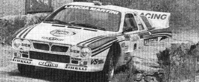 Markku Alén - Ilkka Kivimaki
27º Tour de Corse - Rallye de France 1983. Lancia Rally 037 (TO-Y 88744). Clasificado 1º.

Del 5 al 7 de Mayo, Ajaccio, Córcega, Francia.
Superficie: asfalto.

El Rally tenia un total de 1715.10 km de los que 1066.10 km divididos en 32 tramos eran especiales.

Tomaron la salida 178 equipos, finalizaron 57.@
Palabras clave: Markku_Alen;Lancia;Corcega;Grupo_B;1983;Corse