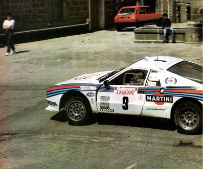 Markku Alén - Ilkka Kivimaki
27º Tour de Corse - Rallye de France 1983. Lancia Rally 037 (TO-Y 88744). Clasificado 1º.

Del 5 al 7 de Mayo, Ajaccio, Córcega, Francia.
Superficie: asfalto.

El Rally tenia un total de 1715.10 km de los que 1066.10 km divididos en 32 tramos eran especiales.

Tomaron la salida 178 equipos, finalizaron 57.@
Palabras clave: Markku_Alen;Lancia;Corcega;Grupo_B;1983;Corse