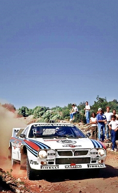 Markku Alén - Ilkka Kivimäki
25º Rallye Sanremo 1983. Lancia Rally 037 (TO X98907). Clasificado 1º.

Del 2 al 7 de Octubre, Sanremo, Liguria, Imperia, Italia.
Superficie: Asfalto - tierra

El Rally tenia un total de 2695.00 km de los que 775.89 km divididos en 58 tramos, eran especiales.

Se inscribieron 97 equipos, tomaron la salida 97, finalizaron 36.@
Palabras clave: Markku_Alen;Lancia;Rally;Sanremo;1983;Grupo_B