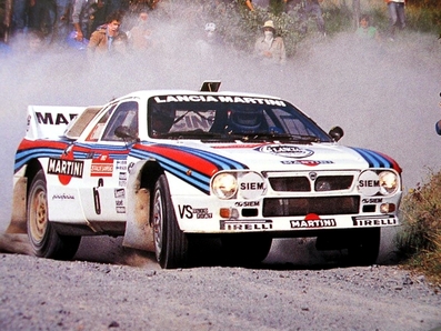 Markku Alén - Ilkka Kivimäki
25º Rallye Sanremo 1983. Lancia Rally 037 (TO X98907). Clasificado 1º.

Del 2 al 7 de Octubre, Sanremo, Liguria, Imperia, Italia.
Superficie: Asfalto - tierra

El Rally tenia un total de 2695.00 km de los que 775.89 km divididos en 58 tramos, eran especiales.

Se inscribieron 97 equipos, tomaron la salida 97, finalizaron 36.@
Palabras clave: Markku_Alen;Lancia;Rally;Sanremo;1983;Grupo_B