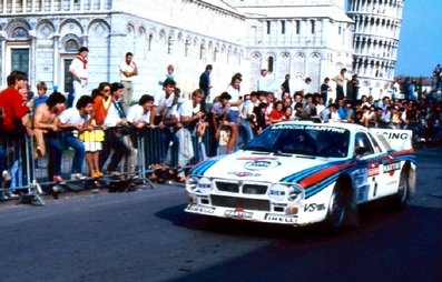 Markku Alén - Ilkka Kivimäki
25º Rallye Sanremo 1983. Lancia Rally 037 (TO X98907). Clasificado 1º.

Del 2 al 7 de Octubre, Sanremo, Liguria, Imperia, Italia.
Superficie: Asfalto - tierra

El Rally tenia un total de 2695.00 km de los que 775.89 km divididos en 58 tramos, eran especiales.

Se inscribieron 97 equipos, tomaron la salida 97, finalizaron 36.@
Palabras clave: Markku_Alen;Lancia;Rally;Sanremo;1983;Grupo_B