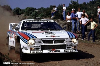 Markku Alén - Ilkka Kivimäki
25º Rallye Sanremo 1983. Lancia Rally 037 (TO X98907). Clasificado 1º.

Del 2 al 7 de Octubre, Sanremo, Liguria, Imperia, Italia.
Superficie: Asfalto - tierra

El Rally tenia un total de 2695.00 km de los que 775.89 km divididos en 58 tramos, eran especiales.

Se inscribieron 97 equipos, tomaron la salida 97, finalizaron 36.@
Palabras clave: Markku_Alen;Lancia;Rally;Sanremo;1983;Grupo_B