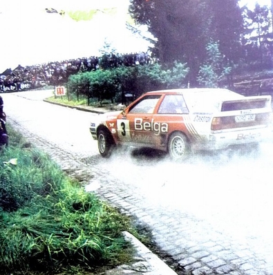 Marc Duez - Willy Lux
12º Lotto Haspengouwrally 1983. Audi Quattro A1 (N-RD 400). Clasificado 1º.

Del 13 al 15 de Mayo, Landen, Belgica.
Superficie: asfalto - tierra.

El Rally tenía un total de 413.94 km cronometrados divididos en 33 especiales (una de ellas fue cancelada) y 3 etapas.

Tomaron la salida 123 equipos, finalizaron 52.@
Palabras clave: ;Audi;Quattro;Haespengouwrally;1983;Grupo_B