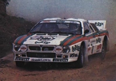 Massimo (Miki) Biasion - Tiziano Siviero
6º Rally Costa Smeralda 1983. Lancia Rally 037. Clasificado 1º.

Del 23 al 26 de Marzo, Porto Cervo.
Superficie: tierra.

El Rally tenia 38 tramos cronometrados (2 de ellos fueron cancelados, SS23 y SS34).
Desconocemos de cuantos kilómetros tanto totales como cronometrados constaba la prueba.

Se inscribieron 103 equipos, finalizaron 31.@
Palabras clave: Miki_Biasion;Lancia;Rally;Grupo_B;Costa_Esmeralda;1983