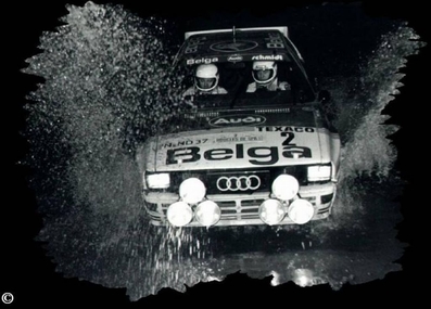 Marc Duez - Willy Lux
26º Boucles de Spa - Monopole 1983. Audi Quattro A1 (IN-ND 37). Clasificado 1º.

Del 4 al 6 de Febrero, Spa, Lieja, Belgica.
Superficie: asfalto.

El Rally tenia un total de 545.00 km cronometrados.
Desconocemos en cuantos tramos especiales se dividían.

Tomaron la salida 90 equipos, finalizaron 23.@
Palabras clave: Audi;Quattro;Grupo_B;Boucles_Spa;Belgica;1983