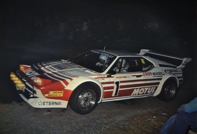 Bernard Béguin - Jean-Jacques Lenne
35º Rallye Lyon-Charbonnières 1983. BMW M1 (4888 PM 78). Clasificado 2º.

Del 4 al 6 de Marzo, Lyon, Alvèrnia-Roine-Alps, Francia.
Superficie: asfalto.

El Rally tenía un total de 757.00 km de los que 335.10 km divididos en 21 tramos eran especiales (2 de ellos fueron cancelados SS15 Saint-Forgeux - Tarare 3 de 23.00 km y SS16
Joux - Pin-Bouchain 3 de 11 km).

Tomaron la salida un mínimo de 151 equipos, finalizaron 102.@
Palabras clave: Bernard_Beguin;Grupo_B;1983;BMW