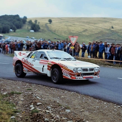 Bernard Darniche - Alain Mahé
42º Tour de France Automobile 1983. Lancia Rally 037 (TO-Y75887). Clasificado 3º.

Del 19 al 23 Septiembre, Paris, Nice, Francia.
Superficie: asfalto.

El Rally tenia un total de 2800.00 km de los que 630.00 km divididos en 3 etapas y 32 tramos eran especiales (uno de ellos fue cancelado SS27 Col du Noyer).

Tomaron la salida 84 equipos, finalizaron 37.@
Palabras clave: ;Lancia;Rally;Grupo_B;Tour_France_Automobile;1983