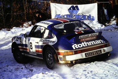 Beny Fernandez - José Luis Sala
31º Rally Costa Brava 1983. Porsche 911 SC 3.0 (6553 RS 64). Clasificado 3º.

Del 18 al 20 de Febrero, Lloret de Mar, Girona, Catalunya, España.
Superficie: asfalto - tierra.

El Rally tení­a un total de 1356.5 km de los que 519.10 km divididos en 44 tramos eran especiales.

Tomaron la salida 68 equipos, finalizaron 20.

© Vicenc Llenas Pinsach
@
Palabras clave: ;Porsche;Costa_Brava;1983;nieve