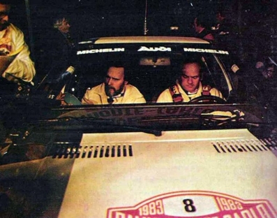 Stig Blomqvist - Bjorn Cederberg
51º Rallye Automobile de Monte-Carlo 1983. Audi Quattro A1 (IN-NV 84). Clasificado 3º.

Del 22 al 28 de Enero, Monte-Carlo.
Superficie: asfalto - nieve.

RMC clasificó a todos los equipos que terminaron el 