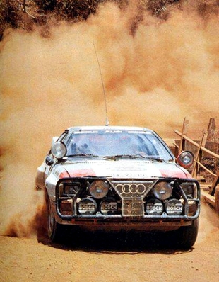 Michèle Mouton - Fabrizia Pons
31º Marlboro Safari Rally 1983. Audi Quattro A1 (IN-YC 19). Clasificada 3ª.

Del 30 de Marzo al 4 de Abril, Nairobi, Kenya, África.
Superficie: tierra.

El Rally tenia un total de 5035 km en los que 1620.95 km se encontraban 26 controles horarios.

Tomaron la salida 78 equipos, finalizaron 22.@
Palabras clave: Michele_Mouton;Audi;Quattro;Grupo_B;Safari;1983;Womens;Mujeres