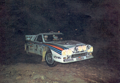 Walter Röhrl - Christian Geistdörfer
17º Rallye de Portugal - Vinho do Porto 1983. Lancia Rally 037 (TO Y67909). Clasificado 3º.

Del 2 al 5 de Marzo, Estoril, Lisboa, Portugal. Superficie: asfalto - tierra.

El Rally tenia un total de 2325 km de los que 642 km divididos en 43 tramos eran especiales (3 de ellos fueron cancelados SS12 Figueira de Foz de 9 Km, SS13 Prestimo de 12,50 Km, SS14 Vouga de 10 Km).

Tomaron la salida 86 equipos, finalizaron 31.@
Palabras clave: Walter_Röhrl;Lancia;Rally;Grupo_B;Portugal;1983