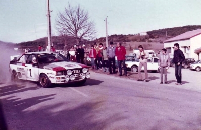 Hannu Mikkola - Arne Hertz
51º Rallye Automobile de Monte-Carlo 1983. Audi Quattro A1 (IN-NM 62). Clasificado 4º.

Del 22 al 28 de Enero, Monte-Carlo.
Superficie: asfalto - nieve.

RMC clasificó a todos los equipos que terminaron el 
