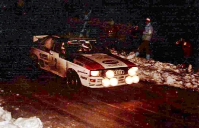 Hannu Mikkola - Arne Hertz
51º Rallye Automobile de Monte-Carlo 1983. Audi Quattro A1 (IN-NM 62). Clasificado 4º.

Del 22 al 28 de Enero, Monte-Carlo.
Superficie: asfalto - nieve.

RMC clasificó a todos los equipos que terminaron el 