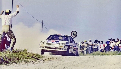 Henri Toivonen - Fred Gallagher
25º Rally Sanremo 1983. Opel Manta 400 (GG-CT 310). Clasificado 4º.

Del 2 al 7 de Octubre, Sanremo, Liguria, Imperia, Italia.
Superficie: Asfalto - Grava.

El Rally tenia un total de 2695.00 km de los que 775.89 km divididos en 58 tramos, eran especiales.

Tomaron la salida 97, finalizaron 36.@
Palabras clave: Henri_Toivonen;Opel;Manta;Grupo_B;Sanremo;1983