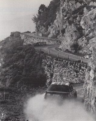 Henri Toivonen - Fred Gallagher
25º Rally Sanremo 1983. Opel Manta 400 (GG-CT 310). Clasificado 4º.

Del 2 al 7 de Octubre, Sanremo, Liguria, Imperia, Italia.
Superficie: Asfalto - Grava.

El Rally tenia un total de 2695.00 km de los que 775.89 km divididos en 58 tramos, eran especiales.

Tomaron la salida 97, finalizaron 36.@
Palabras clave: Henri_Toivonen;Opel;Manta;Grupo_B;Sanremo;1983