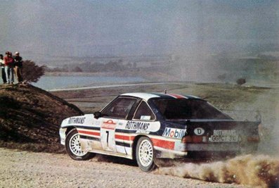 Henri Toivonen - Fred Gallagher
25º Rally Sanremo 1983. Opel Manta 400 (GG-CT 310). Clasificado 4º.

Del 2 al 7 de Octubre, Sanremo, Liguria, Imperia, Italia.
Superficie: Asfalto - Grava.

El Rally tenia un total de 2695.00 km de los que 775.89 km divididos en 58 tramos, eran especiales.

Tomaron la salida 97, finalizaron 36.@
Palabras clave: Henri_Toivonen;Opel;Manta;Grupo_B;1983