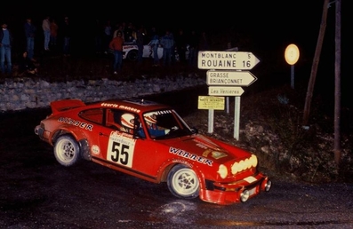 Christophe Spiliotis - Isabelle Spiliotis
18º Rallye International d'Antibes 1983. Porsche 911 SC. Clasificado 4º.

Del 13 al 15 de Octubre, Antibes, Alpes Marítimos, Provenza-Alpes-Costa Azul, Francia.
Superficie: asfalto.

El Rallye tenia un total de 513.00 km cronometrados.
Desconocemos en cuantos tramos especiales se dividian.

Tomaron la salida 153 equipos, finalizaron 69.@
Palabras clave: Porsche;Antibes;1983