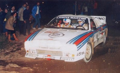 Markku Alén - Ilkka Kivimäki
17º Rally de Portugal - Vinho do Porto 1983. Lancia Rally 037 (TO Y67908). Clasificado 4º.

Del 2 al 5 de Marzo, Estoril, Lisboa, Portugal.
Supeficie: asfalto - tierra.

El Rally tenia un total de 2325 km de los que 674.50 km divididos en 43 tramos eran especiales (3 de ellos fueron cancelados SS12 Figueira de Foz de 9 Km, SS13 Prestimo de 12,50 Km, SS14 Vouga de 10 Km).

Tomaron la salida 86 equipos, finalizaron 31.@
Palabras clave: Markku_Alen;Lancia;Rally;Grupo_B;Portugal;1983