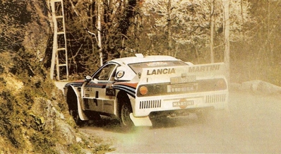 Markku Alén - Ilkka Kivimäki
17º Rally de Portugal - Vinho do Porto 1983. Lancia Rally 037 (TO Y67908). Clasificado 4º.

Del 2 al 5 de Marzo, Estoril, Lisboa, Portugal.
Supeficie: asfalto - tierra.

El Rally tenia un total de 2325 km de los que 674.50 km divididos en 43 tramos eran especiales (3 de ellos fueron cancelados SS12 Figueira de Foz de 9 Km, SS13 Prestimo de 12,50 Km, SS14 Vouga de 10 Km).

Tomaron la salida 86 equipos, finalizaron 31.@
Palabras clave: Markku_Alen;Lancia;Rally;Grupo_B;Portugal;1983