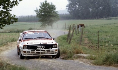 Marc Duez - Willy Lux
19º Ypres 24 Horas Rally 1983. Audi Quattro A1 (N-RD 400). Clasificado 4º.

Del 24 al 26 de Junio, Ypres, Bélgica.
Superficie: asfalto.

El Rally tenía 512.00 km cronometrados divididos en dos etapas y 53 tramos especiales.

Tomaron la salida 176 equipos, finalizaron 77.@
Palabras clave: Audi;Quattro;Grupo_B;Ypres;1983