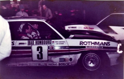Ari Vatanen - Terry Harryman
51º Rallye Automobile de Monte-Carlo 1983. Opel Ascona 400 (GG-CK 188). Clasificado 5º.

Del 22 al 28 de Enero, Monte-Carlo.
Superficie: asfalto - nieve.

RMC clasificó a todos los equipos que terminaron el 