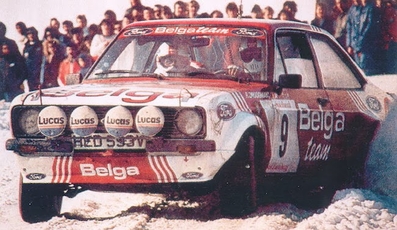 Robert Droogmans - Ronny Joosten
Int. Sachs Winter Rally 1983. Ford Escort RS 1800 Mk2. Clasificado 5º.
Tomaron la salida 78, finalizaron 53.@
Palabras clave: Robert_Droogmans;Ford;Escort;MKII;Alemania;Sachs_Winter;1983;nieve