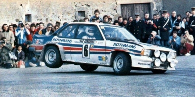 Henri Toivonen - Fred Gallagher
51º Rallye Automobile de Monte-Carlo 1983. Opel Ascona 400, (GG-CK 217). Clasificado 6º.

Del 22 al 28 de Enero, Monte-Carlo.
Superficie: asfalto - nieve.

RMC clasificó a todos los equipos que terminaron el "Parcours Commun" (después de SS21).
De los 150 equipos, solo los 100 mejores pudieron competir en el último tramo "Parcours Final".
Los equipos que no completaron todas las etapas recibieron tiempos de penalización, incluso para aquellos que no terminaron el último tramo.
86 equipos completaron todo el rally, dos fueron descalificados.

El Rally tenia un total de 4197 km de los que 709 km divididos en 31 tramos eran especiales, (2 de ellas fue canceladas SS6 Pont des Miolans de 22 Km y SS15 St Jeans en Royans de 38 Km).

Se inscribieron 263 equipos, tomaron la salida 250, finalizaron 149.@
Palabras clave: Henri_Toivonen;Opel;Ascona;Montecarlo;Grupo_B;1983