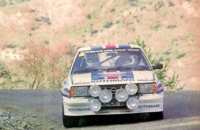 Henri Toivonen - Fred Gallagher
51º Rallye Automobile de Monte-Carlo 1983. Opel Ascona 400, (GG-CK 217). Clasificado 6º.

Del 22 al 28 de Enero, Monte-Carlo.
Superficie: asfalto - nieve.

RMC clasificó a todos los equipos que terminaron el 