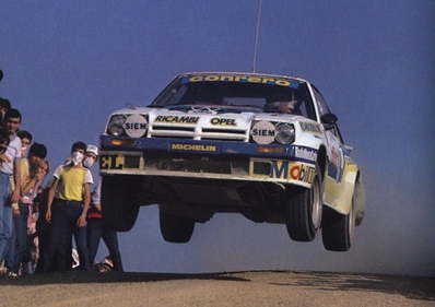 Dario Cerrato - Giuseppe Cerri
25º Rallye Sanremo 1983. Opel Manta 400. Clasificado 6º.

Del 2 al 7 de Octubre, Sanremo, Liguria, Imperia, Italia.
Superficie: Asfalto - Grava.

El Rally tenia un total de 2695.00 km de los que 775.89 km divididos en 58 tramos, eran especiales.

Tomaron la salida 97, finalizaron 36.@
Palabras clave: ;Opel;Manta;Grupo_B;Sanremo;1983;