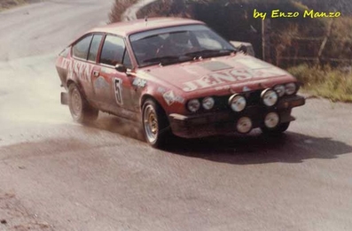 Federico Ormezzano - Claudio Berro
67º Rally Targa Florio 1983. Alfa Romeo GTV6. Clasificado 6º.

Del 3 de Marzo al 5 de Marzo, Palermo, Cefalù.
Superficie: Asfalto.

La prueba constaba de 2 etapas y 32 tramos especiales.
Desconocemos los kilómetros tanto totales como cronometrados.

Tomaron la salida 69 equipos, finalizaron 34.
Palabras clave: Alfa;Romeo;Targa_Florio;1983