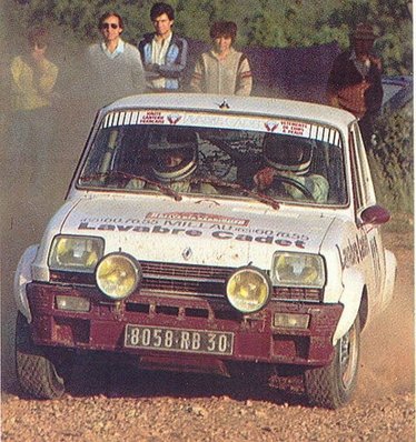 Didier Auriol - Januszkiewicz
4º Rallye des Garrigues 1983. Renault 5 Alpine. Clasificado 7º.@
Palabras clave: Didier_Auriol;Renault;Alpine;Garrigues;1983