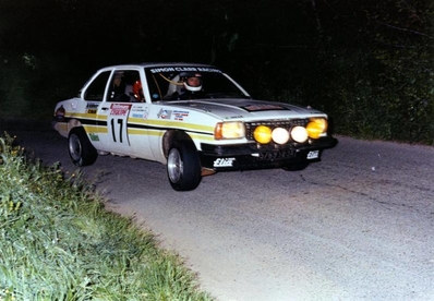 Jean-Sébastien Couloumiès - Claudine Causse
27º Tour de Corse - Rallye de France 1983. Opel Ascona i2000 (5769 SQ 34). Clasificado 8º.

Del 5 al 7 de Mayo, Ajaccio, Córcega, Francia.
Superficie: asfalto.

El Rally tenia un total de 1715.10 km de los que 1066.10 km divididos en 32 tramos eran especiales.

Tomaron la salida 178 equipos, finalizaron 57.@
Palabras clave: Opel;Ascona;Corcega;1983;Corse