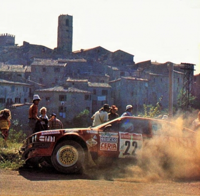 Gabriele Noberasco - Daniele Cianci
25º Rally Sanremo 1983. Alfa Romeo Alfetta GTV6. Clasificado 10º.

Del 2 al 7 de Octubre, Sanremo, Liguria, Imperia, Italia.
Superficie: Asfalto - tierra

El Rally tenia un total de 2695.00 km de los que 775.89 km divididos en 58 tramos, eran especiales.

Se inscribieron 97 equipos, tomaron la salida 97, finalizaron 36.@
Palabras clave: Alfa;Romeo;GTV6;Sanremo;1983