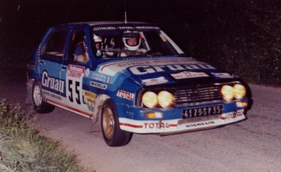 Jean-Louis Ravenel - Gilles Guillet
27º Tour de Corse - Rallye de France 1983. Citröen Visa Chrono (4179 SV 35). Clasificado 11º.

Del 5 al 7 de Mayo, Ajaccio, Córcega, Francia.
Superficie: asfalto.

El Rally tenia un total de 1715.10 km de los que 1066.10 km divididos en 32 tramos eran especiales.

Tomaron la salida 178 equipos, finalizaron 57.@
Palabras clave: ;Citroen;Visa;Grupo_B;Corcega;Corse;1983