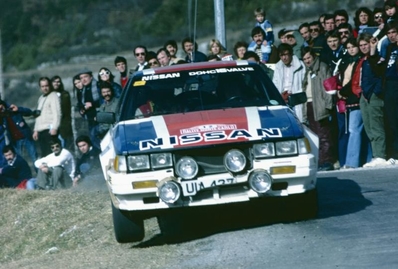Timo Salonen - Seppo Harjanne
51º Rallye Automobile de Monte-Carlo 1983. Nissan 240RS (UIA 4276). Clasificado 14º.

Del 22 al 28 de Enero, Monte-Carlo.
Superficie: asfalto - nieve.

RMC clasificó a todos los equipos que terminaron el 
