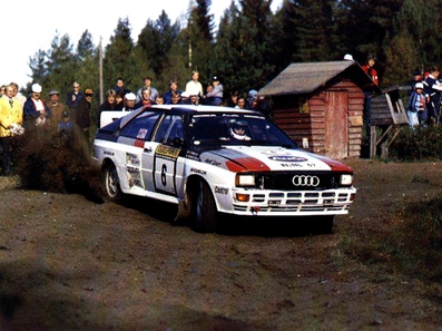 Michèle Mouton - Fabrizia Pons
33º 1000 Lakes Rally 1983. Audi Quattro A2 (IN-NL 67). Clasificada  16º.

Del 26 al 28 de Agosto, Jyväskylä, Finlandia.
Superficie: tierra.

El Rally tenia un total de 1461.00 km de los que 472.63 km divididos en 50 tramos, eran especiales.

Se inscribieron 180 equipos, tomaron la salida 174, finalizaron 71.@
Palabras clave: Michele_Mouton;Audi;Quattro;Grupo_B;Finlandia;1983