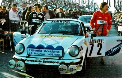 Reynald Menghini - M. Bertholet
51º Rallye Automobile de Monte-Carlo 1983. Porsche 930 Turbo (VD-60127). Clasificado 22º.

Del 22 al 28 de Enero, Monte-Carlo.
Superficie: asfalto - nieve.

RMC clasificó a todos los equipos que terminaron el 