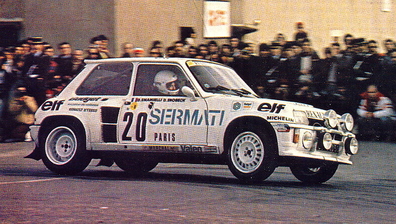 Dany Snobeck - Denise Emmanuelli
51º Rallye Automobile de Monte-Carlo 1983. Renault 5 Turbo Tour de Corse (3892 QD 58). Clasificado 96º.

Del 22 al 28 de Enero, Monte-Carlo.
Superficie: asfalto - nieve.

RMC clasificó a todos los equipos que terminaron el 
