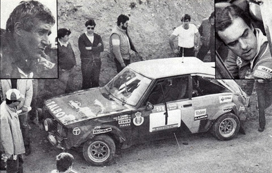 Antonio Zanini Sans - Victor Sabater
31º Sol RACE Rallye 1983. Talbot Sunbeam Lotus (1- M-7616-P). Abandonó por accidente en el SS42.
Automobiles Talbot

Del 11 al 13 de Marzo, San Juan de Alicante, Alicante, España.
Superficie: asfalto.

El Rally tenía un total de 427.80 km cronometrados.

Tomaron la salida 68 equipos, finalizaron 24.@
Palabras clave: Race;Talbot;Sunbeam;Lotus;Grupo_B;1983