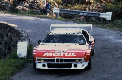Bernard Béguin - Jean-Jacques Lenne
26º Critérium Alpin - Behra 1983. BMW M1. Abandonó, desconocemos el motivo.

Del 8 al 10 de Abril, Nice, Grasse, Alpes-Maritimos, Riviera Francesa, Francia.
Superficie: asfalto.

Desconocemos de cuantos kilómetros tanto totales como cronometrados constaba la prueba.

Tomaron la salida 147 equipos, finalizaron 67.@
Palabras clave: ;BMW;M1;Criterium_Alpin-Behra;1983;Grupo_B