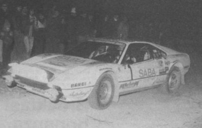 Henri Toivonen - Juha Piironen
11º Rallye di San Marino - Trofeo Stracciari 1983. Ferrari 308 GTB. Abandonó por accidente.

Del 10 al 12 de Noviembre, San Marino.

Desconocemos de cuantos kilómetros tanto totales como cronometrados constaba la prueba.

Tomaron la salida 71 equipos, finalizaron 23.@
Palabras clave: Henri_Toivonen;Ferrari;Grupo_B;San_Marino;1983