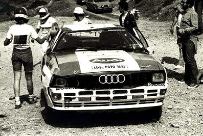 Michèle Mouton - Fabrizia Pons
30º Acrópolis Rally 1983. Audi Quattro A2 (IN-NN 86). Abandonó por accidente vuelco en SS1 Parnis de 42.17 km.

Del 30 de Mayo al 2 de Junio, Atenas, Grecia.
Superficie: tierra.

El Rally tenia un total de 2264 km de los que 843.30 km divididos en 45 tramos eran especiales, (uno de ellos fue cancelado SS22 Tsouka de 6.57 km).

Tomaron la salida 120 equipos, finalizaron 36.

© Costas Vasilogiannis
Foto 5 de 7.
@
Palabras clave: Michele_Mouton;Audi;Quattro;Grupo_B;Grecia;1983;Acropolis;Crash;Personajes