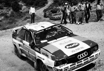 Michèle Mouton - Fabrizia Pons
30º Acrópolis Rally 1983. Audi Quattro A2 (IN-NN 86). Abandonó por accidente vuelco en SS1 Parnis de 42.17 km.

Del 30 de Mayo al 2 de Junio, Atenas, Grecia.
Superficie: tierra.

El Rally tenia un total de 2264 km de los que 843.30 km divididos en 45 tramos eran especiales, (uno de ellos fue cancelado SS22 Tsouka de 6.57 km).

Tomaron la salida 120 equipos, finalizaron 36.

© Costas Vasilogiannis
Foto 6 de 7.
@
Palabras clave: Michele_Mouton;Audi;Quattro;Grupo_B;Grecia;1983;Acropolis;Crash